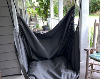 Hammock Chair Swing Canvas Porch or Playroom Swing Child Gaming Chair Swing Sensory Chairswing Reading Nook Hammock. Etsy