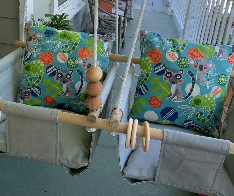 Double Canvas Swing Twins Swing Tandem Swing