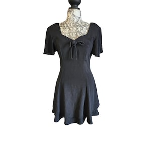 CAREN DESIRE Black vintage dress sz 8 90&#39;s y2k