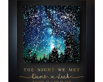 Starry Boyfriend Gift, Personalized Anniversary Gifts Men Girlfriend Christmas Gifts Birthday Present Gifts To Him Her Unique Night Sky