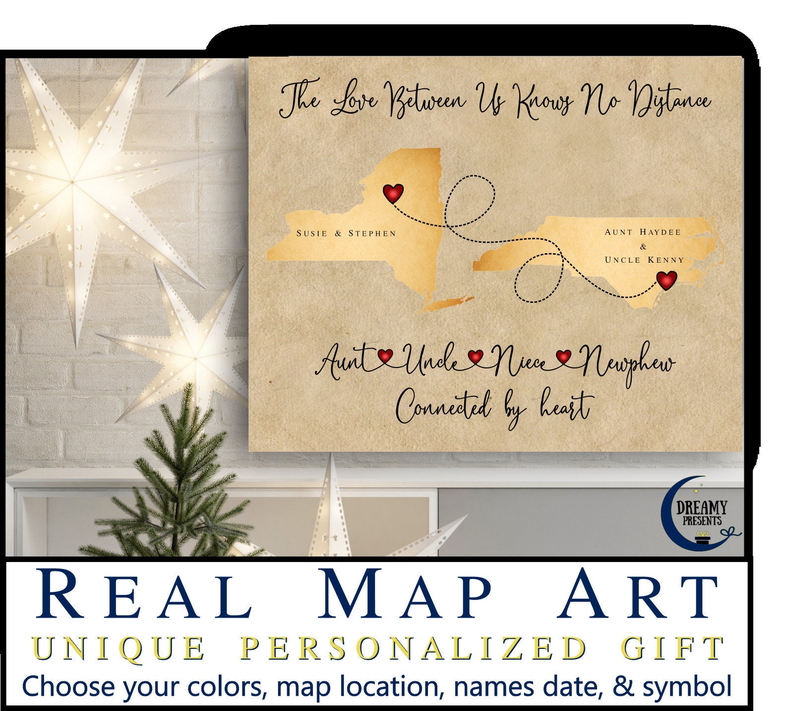 Long distance present birthday gift for aunts and uncles