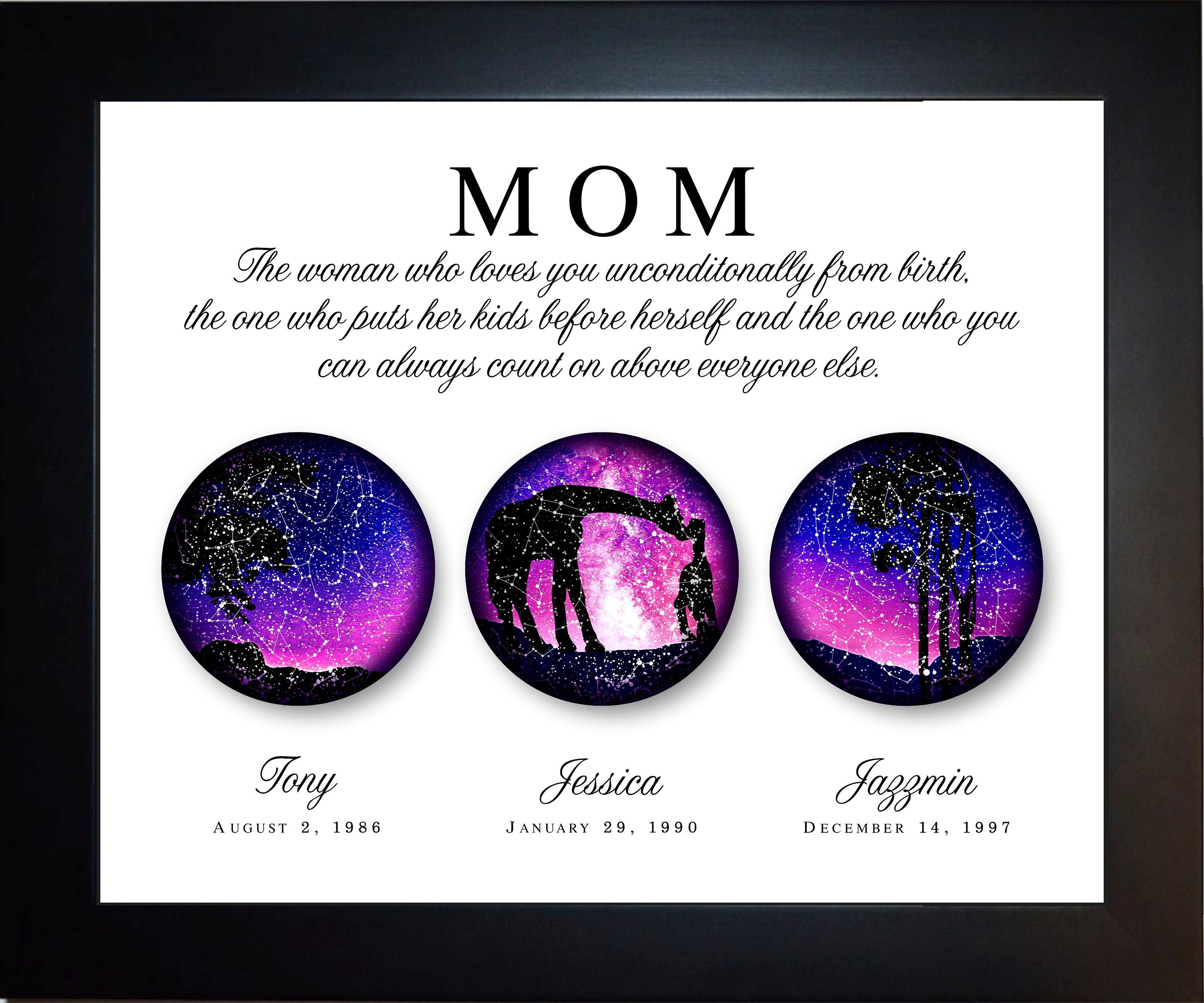 NABYSHOP Birthday Gifts for Mom, Mom Gifts from Daughter Son