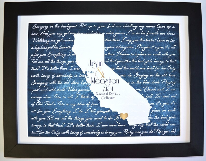 1st Wedding Anniversary Gift For Him First Anniversary One Etsy