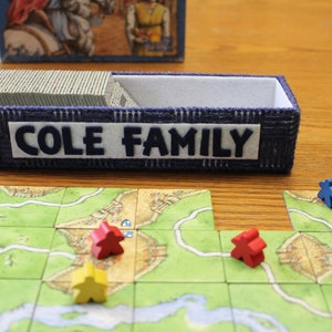 Customized Carcassonne Tile Holder