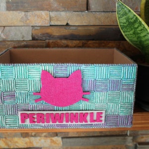Cat Toy Organizer Box