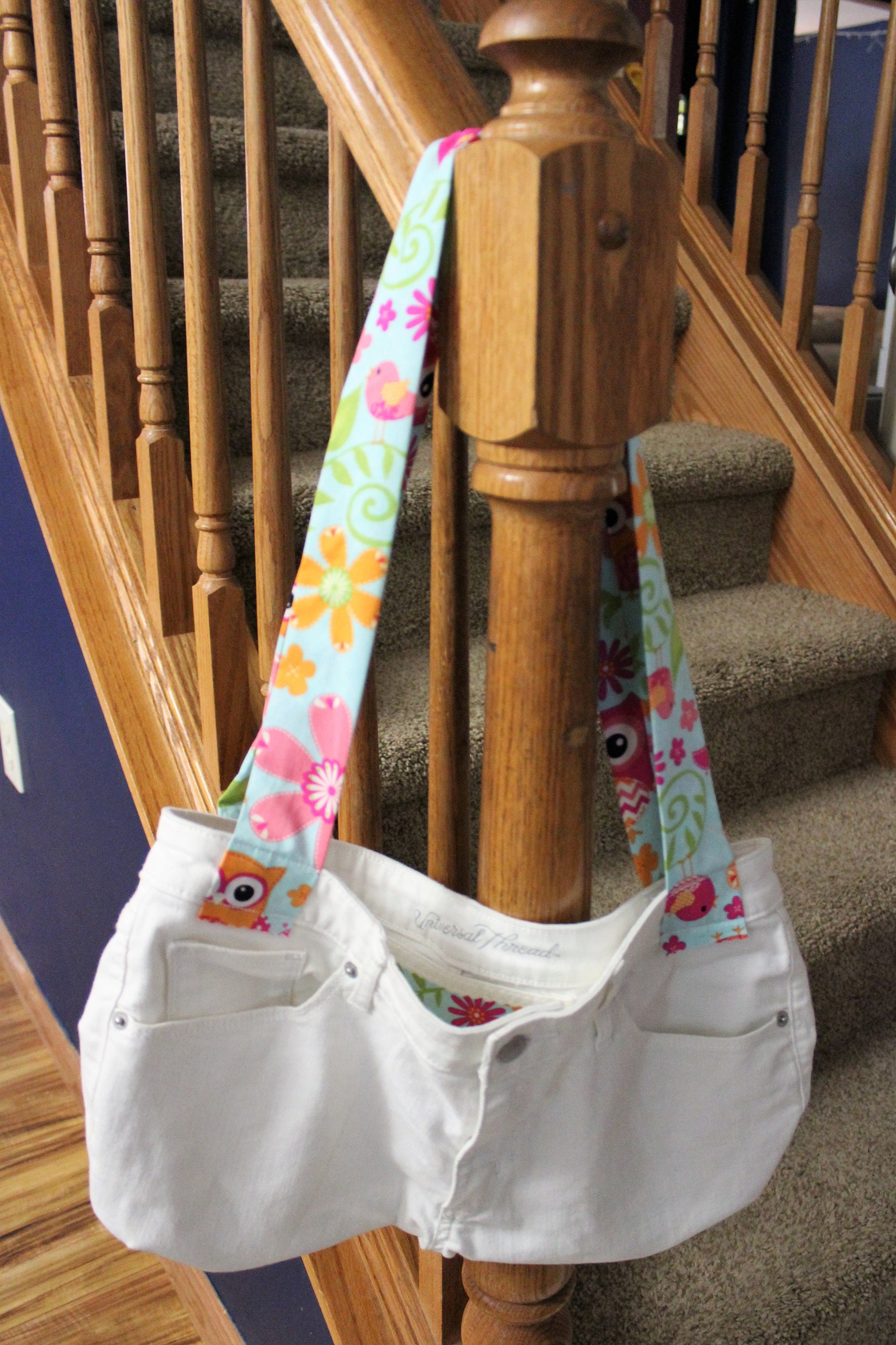 Bright Owl Denim Jean Bag