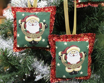 Santa Claus Merry Christmas Ornament