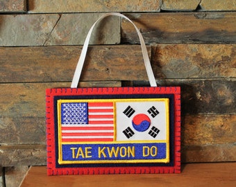 Personalized Hand-Sewn Taekwondo Ornament