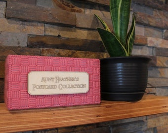 Personalized Postcard Storage Box