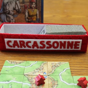 Personalized Carcassonne Tile Holder