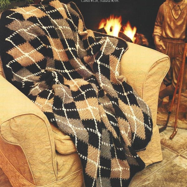 Diamond Pattern Throw Blanket Etsy