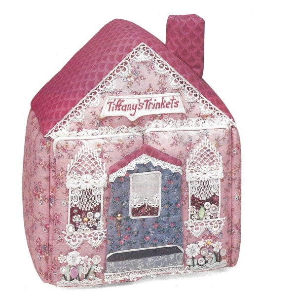 Sewing Craft Pattern Plush Toy House Jewelry Box Trinket Holder PDF Instant Digital Download Hot Wheels Storage Kids Toy Box