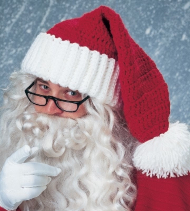 30 Santa Hat Crochet Patterns for Festive Photos, Costumes, and Cozy Holiday Makes 22 Vintage Santa Hat Crochet Pattern