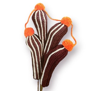Vintage Crochet Pattern Golf Club Covers PDF Instant Digital Download Retro Sports Accessories Golf Lovers Gift for Him or Her