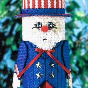 Plastic Canvas Pattern 4th of July Wind Sock PDF Instant Digital ...