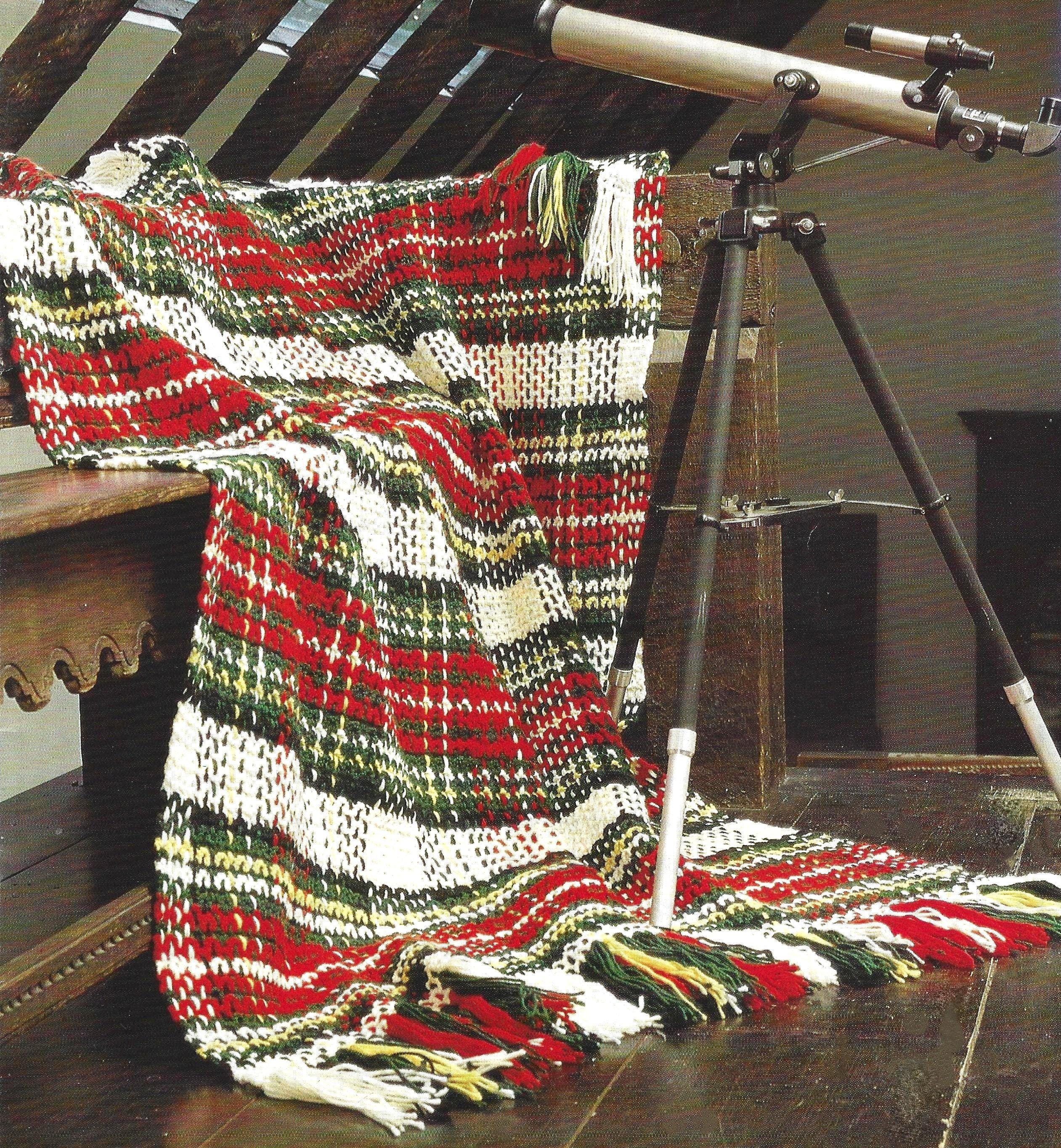 30 Vintage Christmas Crochet Patterns for Holiday Decorating, Gifting, and Keepsakes 11 Scottish Plaid Christmas Afghan