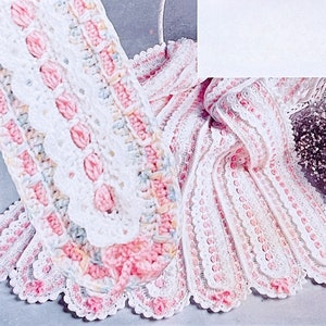 Schema per coperta all'uncinetto per neonati: coperta Mile a Minute (download PDF)