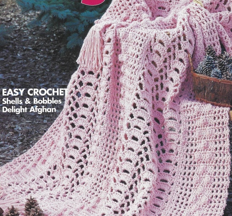 Vintage Crochet Pattern Victorian Lace Afghan Blanket PDF Etsy