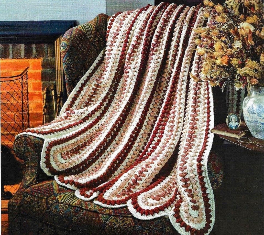 Mile a Minute Crochet Pattern Rows of Hearts Afghan Blanket PDF Instant Digital Download Popcorn Braid Panel Strip Throw Blanket Home Decor - Etsy mile-a-minute-crochet-pattern-rows-of-hearts-afghan-blanket-pdf-instant-digital-download-popcorn-braid-panel-strip-throw-blanket-home-decor-etsy