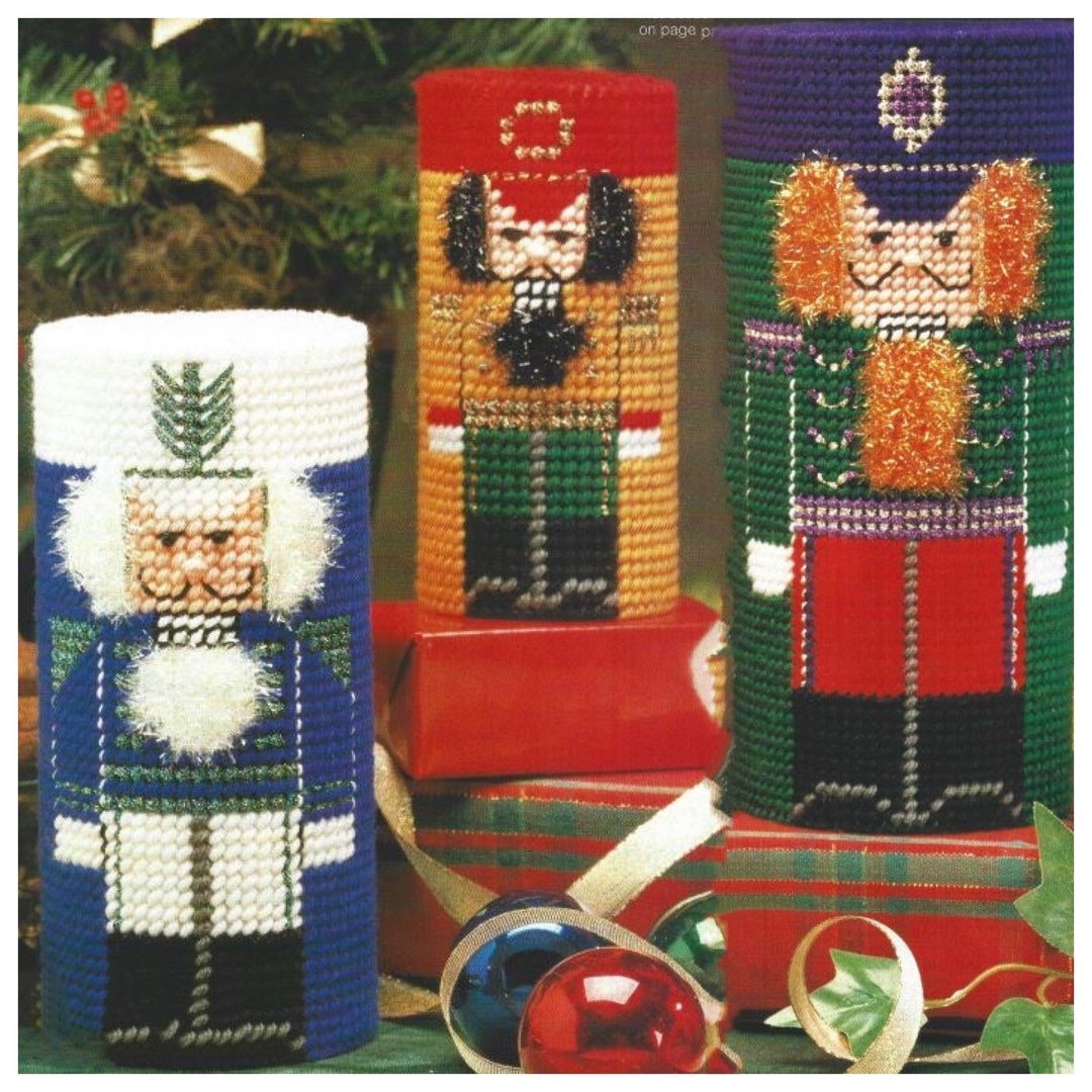 Plastic Canvas Christmas Pattern Nesting Nutcrackers PDF Instant ...