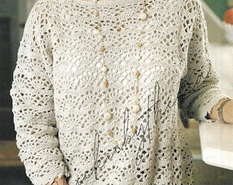 ニット/セーター vintage crochet knit vintage crochet knit sweater ¥12,100(tax in) Size L位 . . -お支払