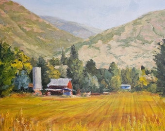 End of Harvest, Fall Barn, Farmington, Utah