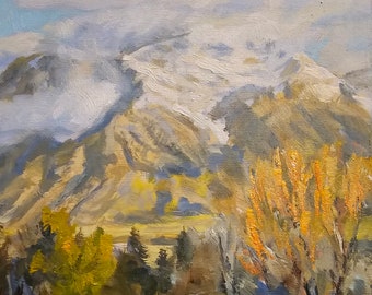 First Snow, Original Oil Painting
