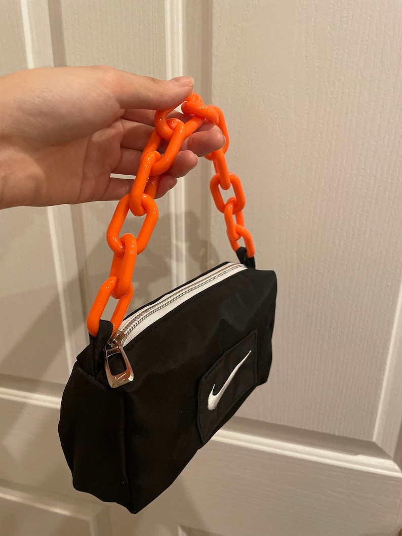 reworked nike bag