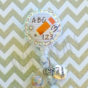 Teacher/school badge holder