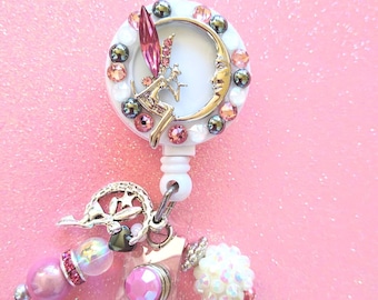 Fairy pendant badge reel