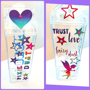Colorful fairy milk carton tumbler