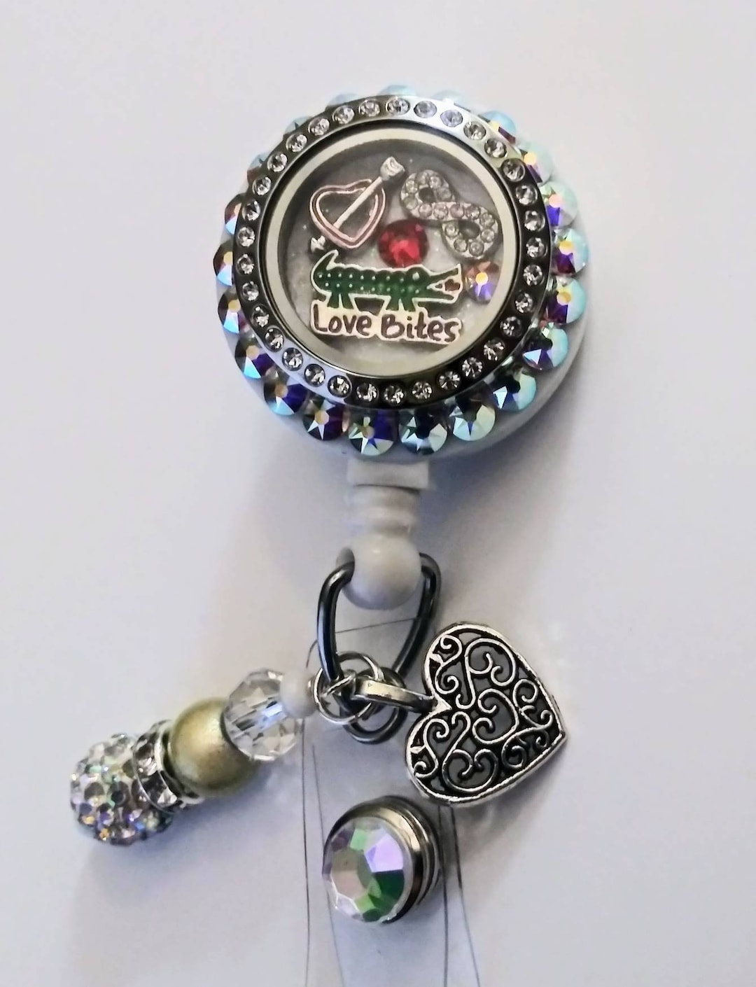 Floating Locket Badge Reels - Etsy