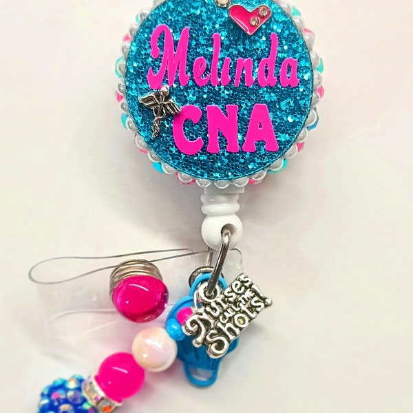 Customizable pendant nurse / medical ID badge holder