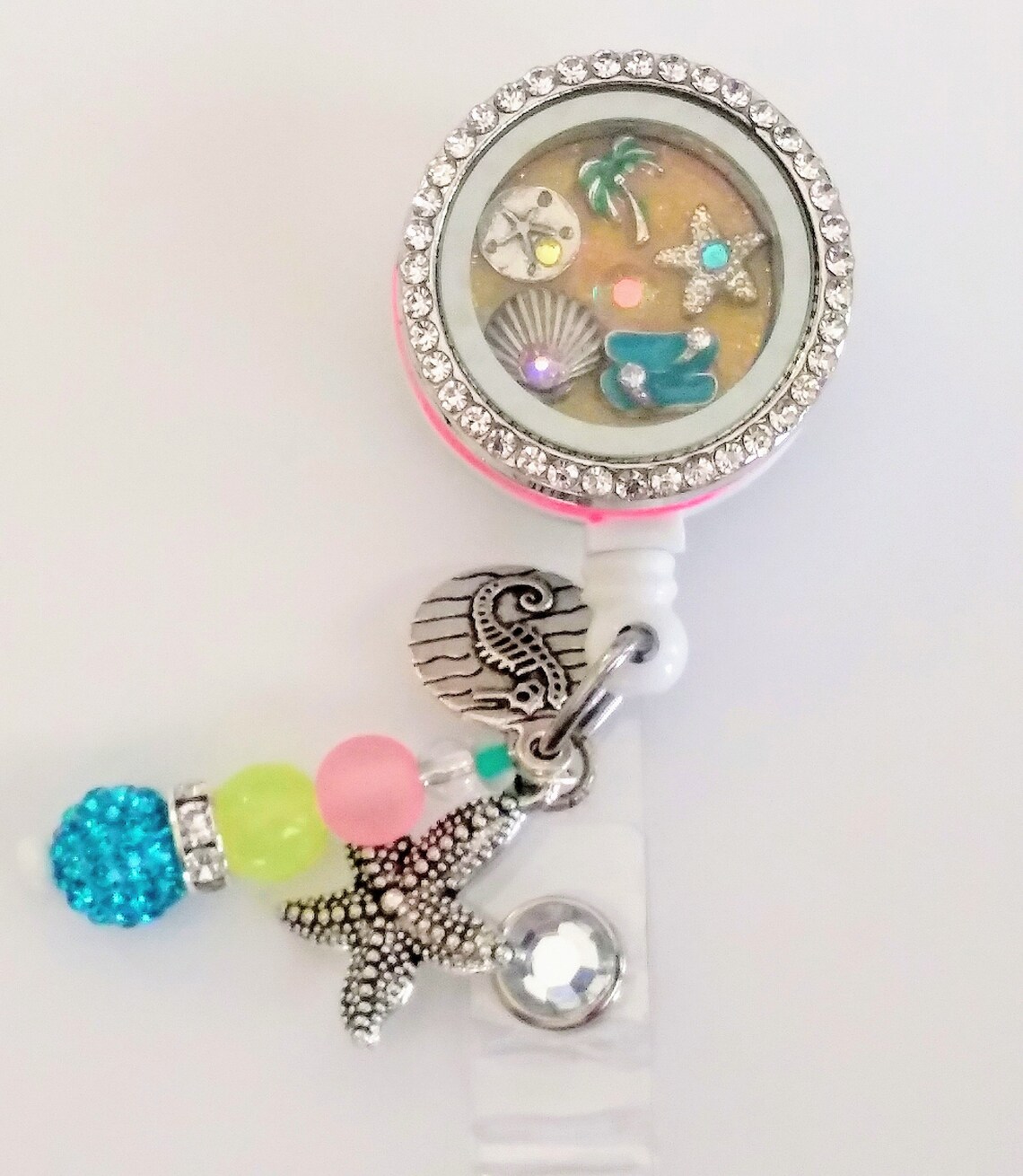 Floating Locket Badge Reels - Etsy