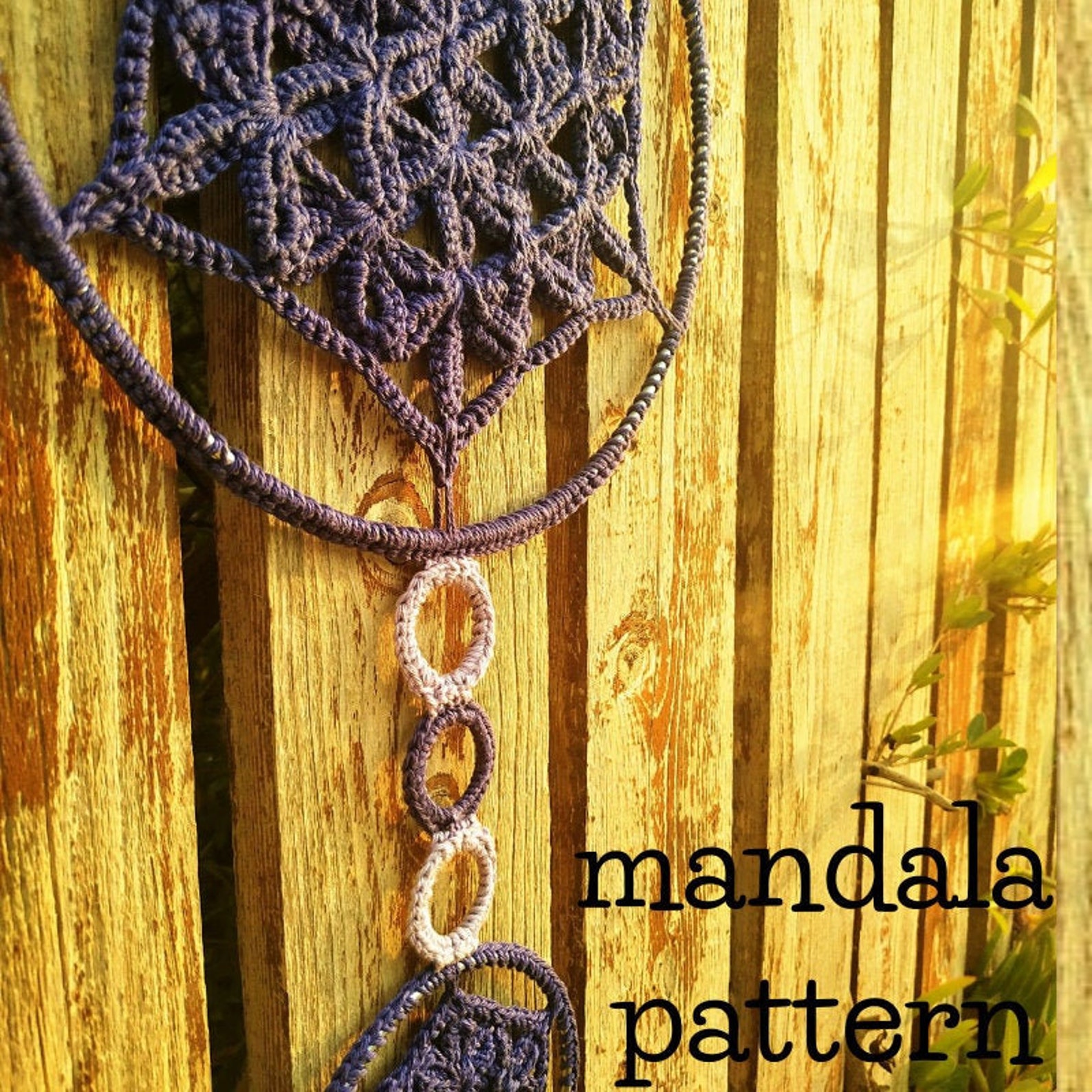 Patterncrochet Flower of Life Mandaladreamcatcher Pattern2 Etsy