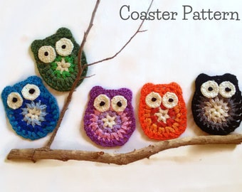 PATTERN-Crochet owl Pattern-PDF Instant Download with detailed photos, easy crochet pattern, crochet owl ornament