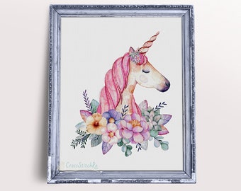 Unicorn Cross Stitch Pattern Etsy