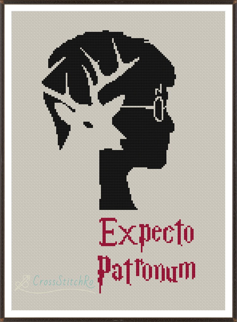 Download Expecto Patronum Harry Potter Cross Stitch Pattern Harry ...