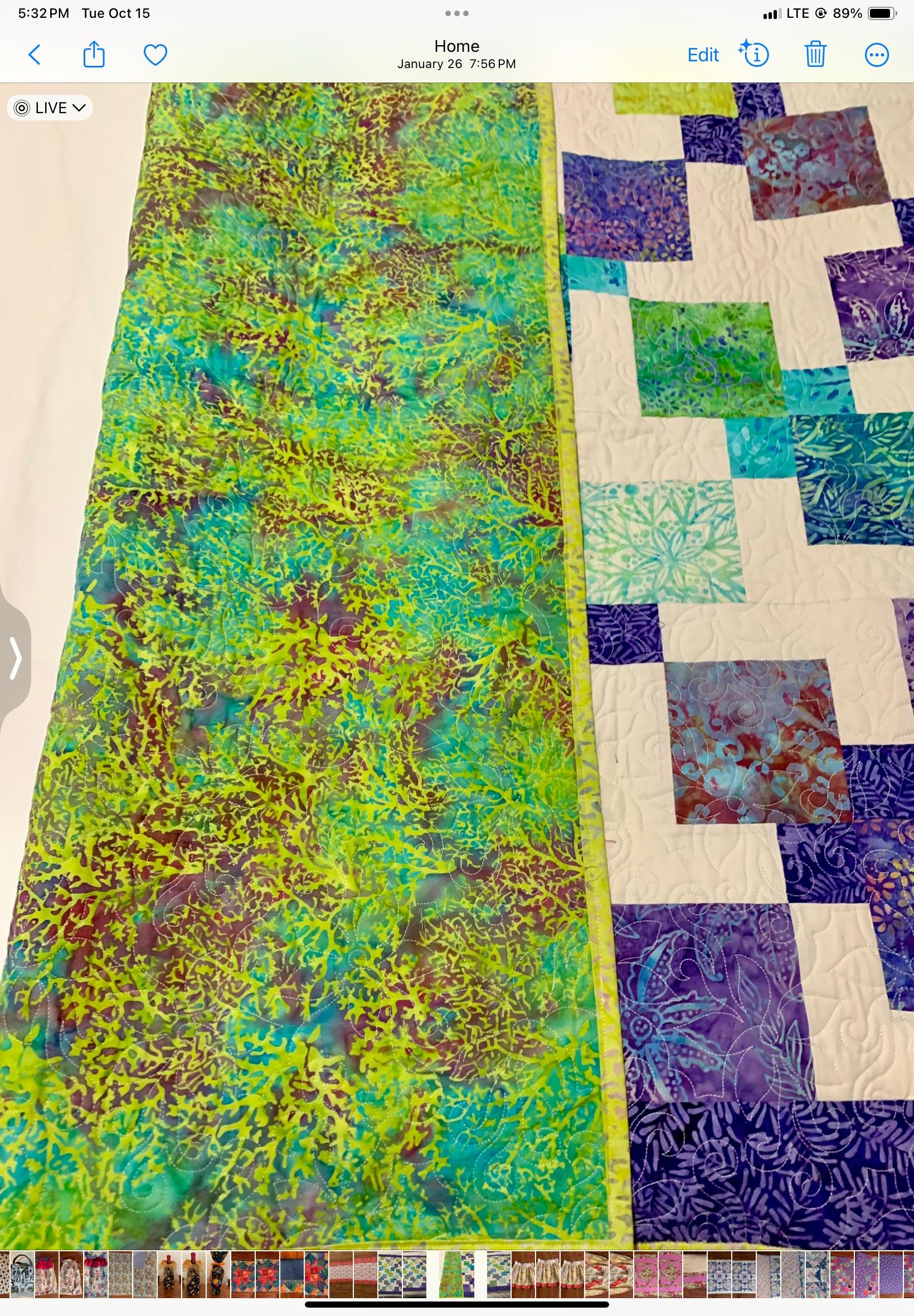 Batik Lap Quilt - Etsy