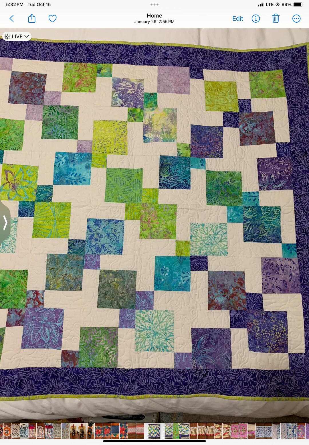 Batik Lap Quilt - Etsy