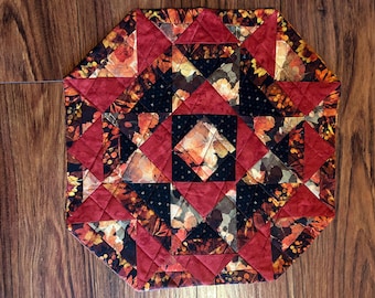 Fall octagonal table topper