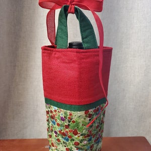 Holiday Wine Bottle Gift Bag
