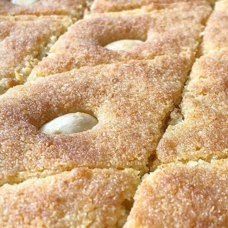 Basbousa Harissa Hareesa homemade arabic egyptian dessert eid Etsy