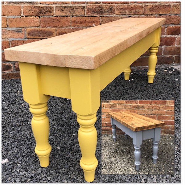 Farmhouse Bench, Rustic Bench