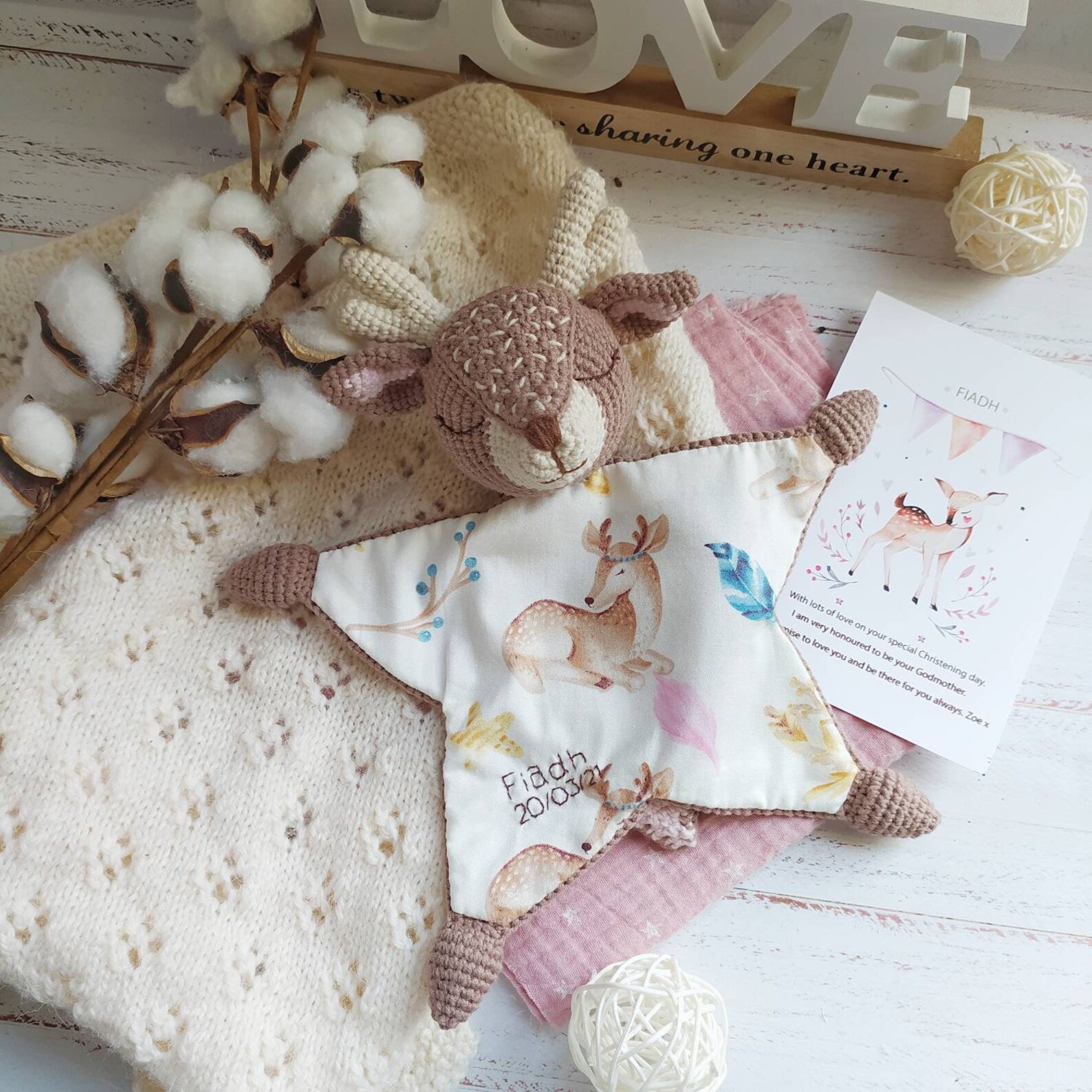 Personalized lovey blanket security blanket baby lovey toy Etsy