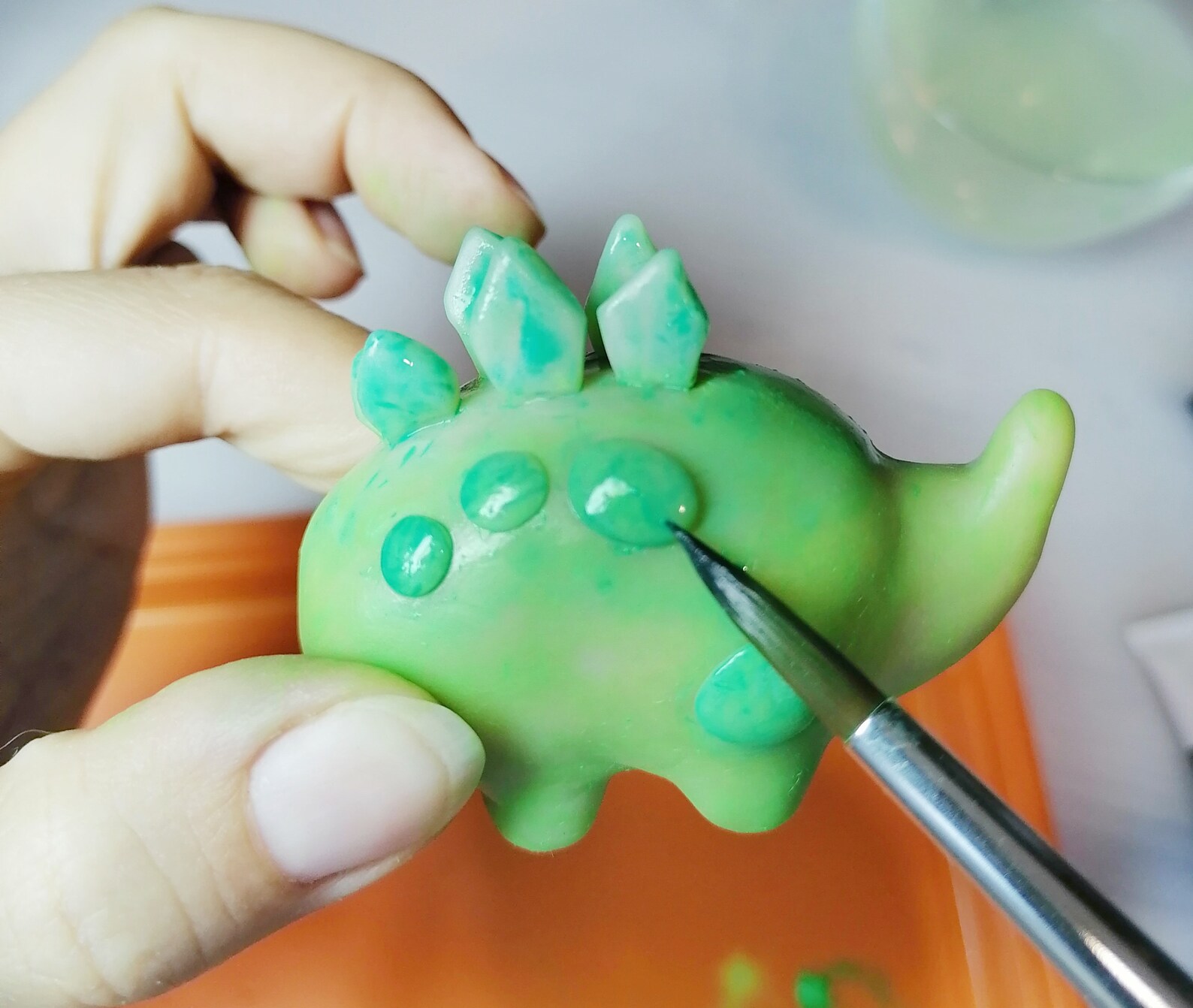 Tutorial dinosaur sculpture of polymer clay dino sculpture Etsy