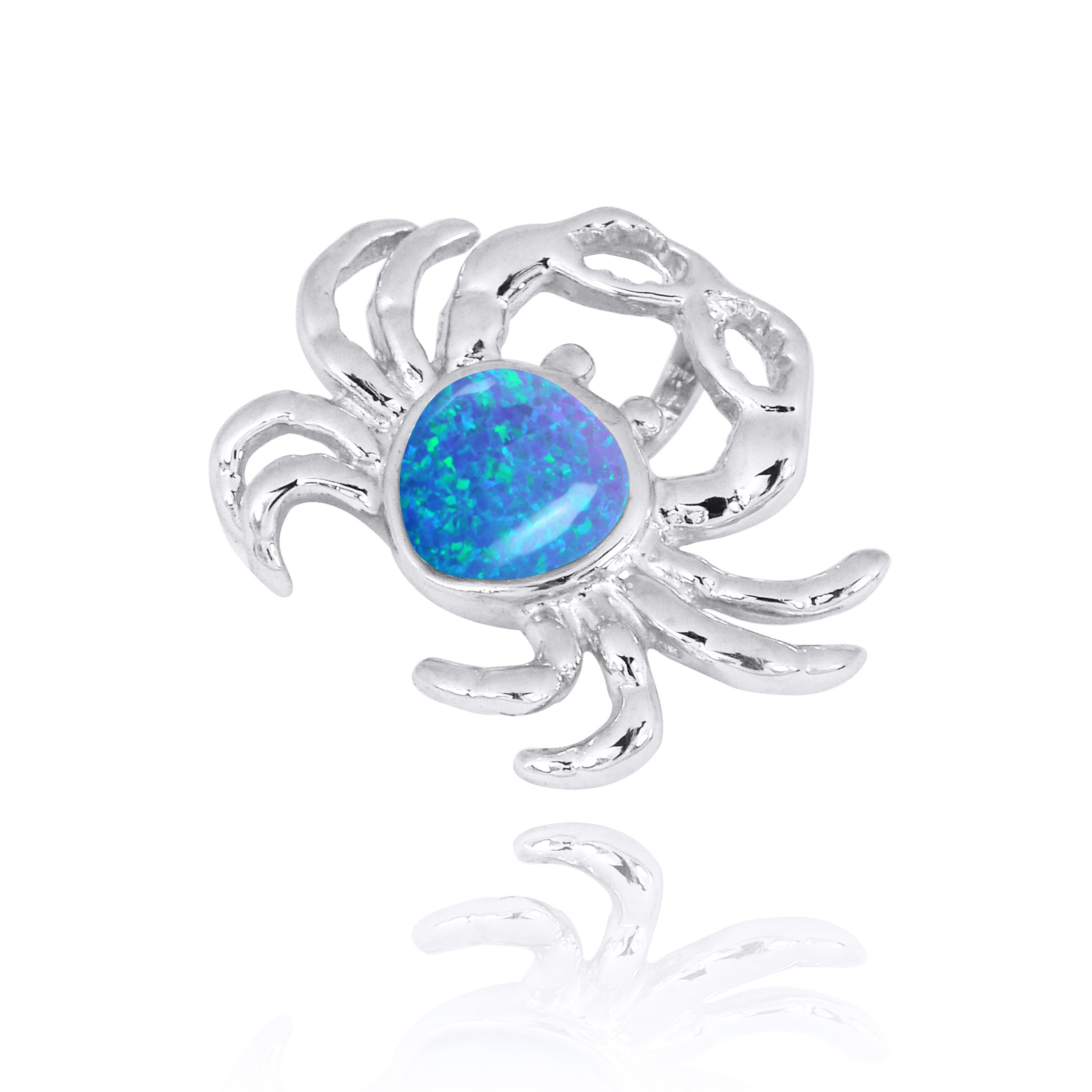 Anello con opale blu regina degli oceani – Tempio Zen