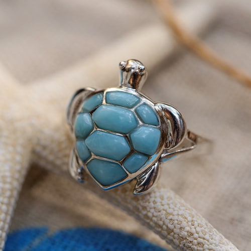 Sterling Silver Turtle Ring - .925 Silver, Choose Your Color, Symbolic Jewelry