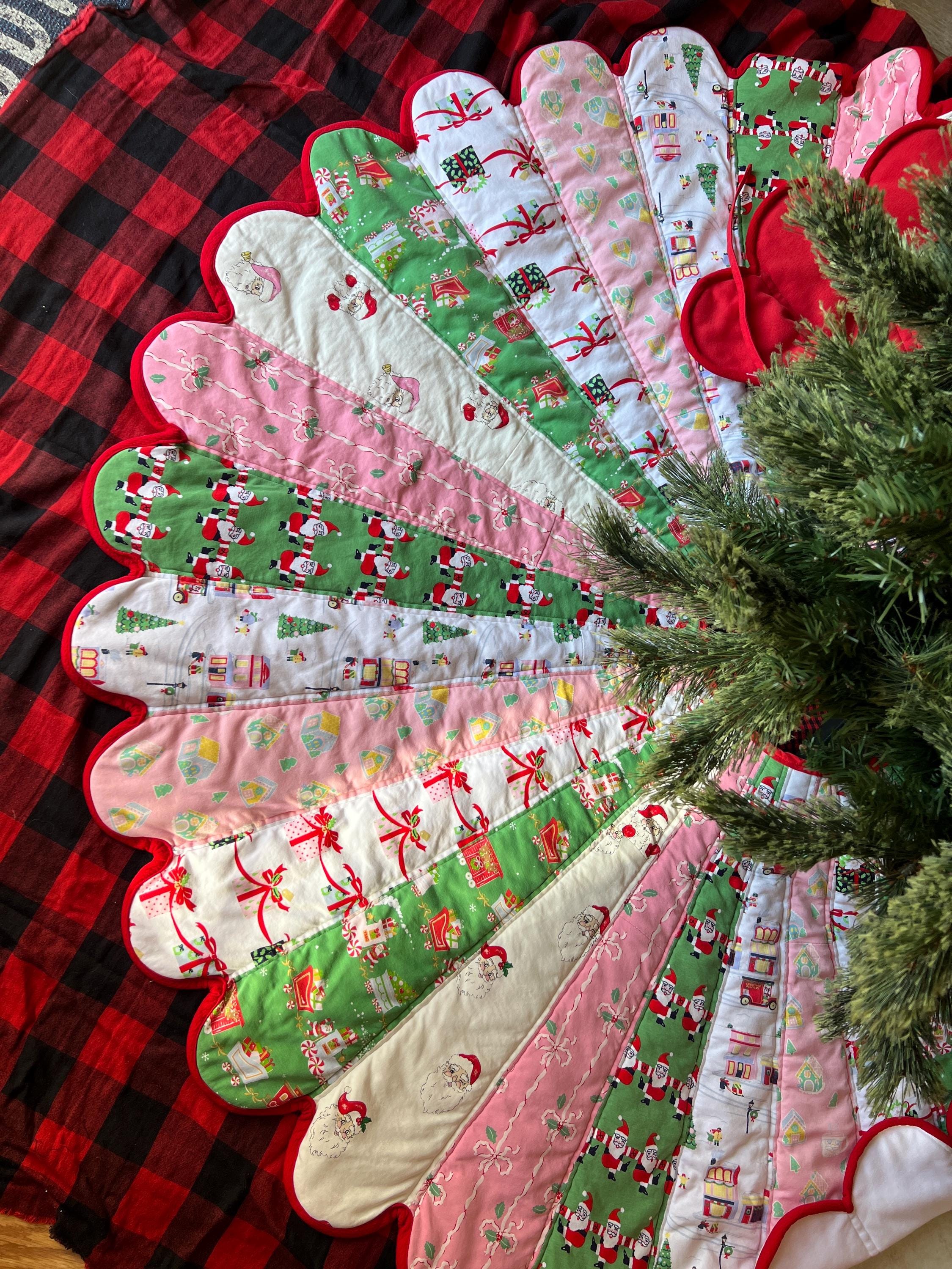 maroon tree skirt