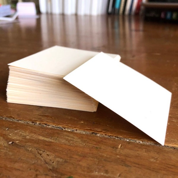 Mini Card Inserts // Set of 10 // 3 Sizes 4 Color Options // Additional Cards for Mini Envelopes //Cardstock Inserts // Refills